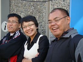 Bersama dengan Dr. Dwi Suhartanto dan Dr. Dessy Aliandrina